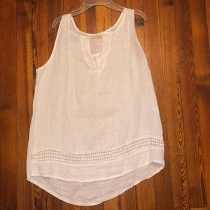 Italian made Linen Tank top size small
